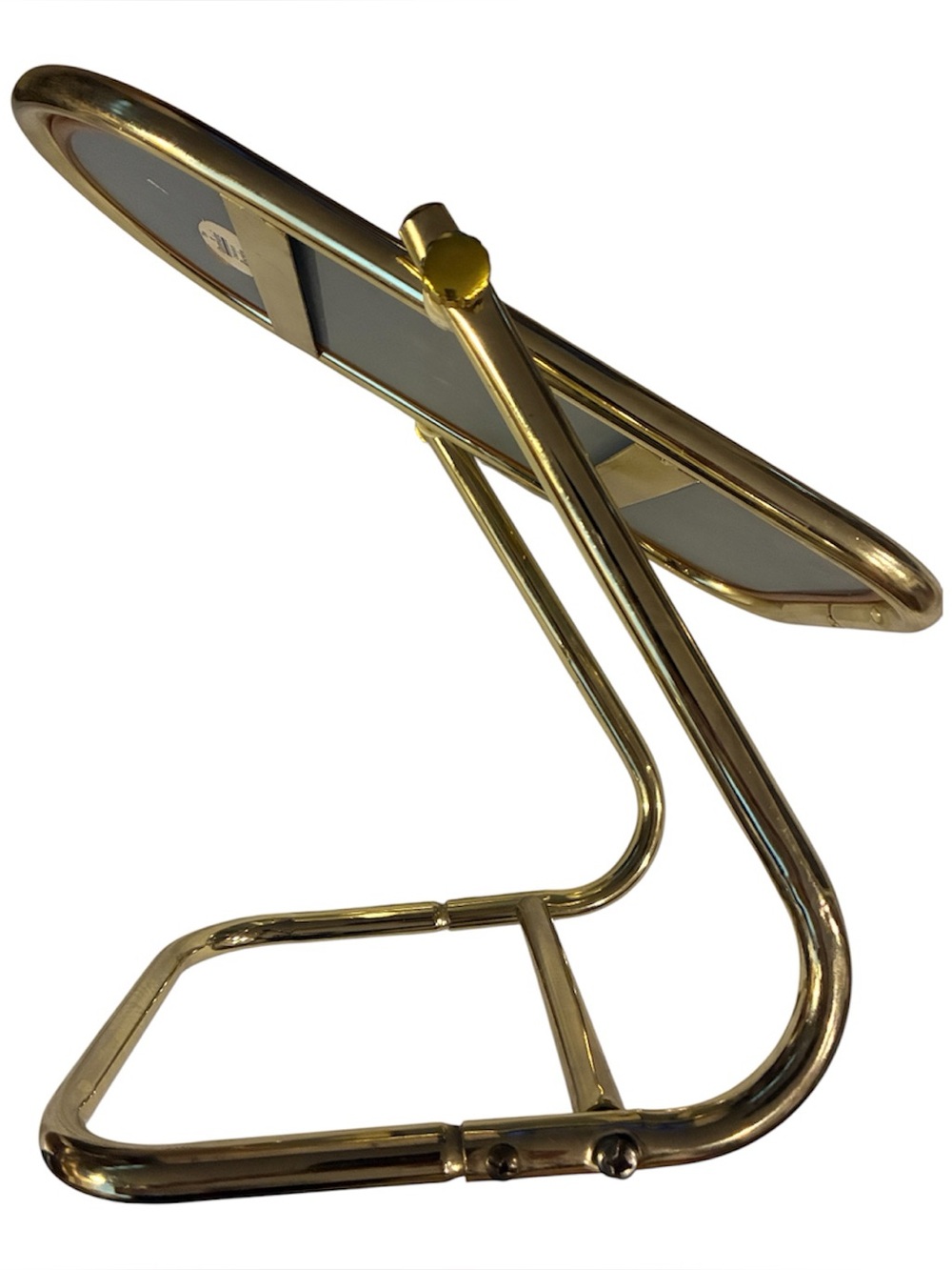 Brass Vanity Mirror Milo Baughman Style Vanity Top Decorative Brass Vintage EUC - Picture 3 of 13